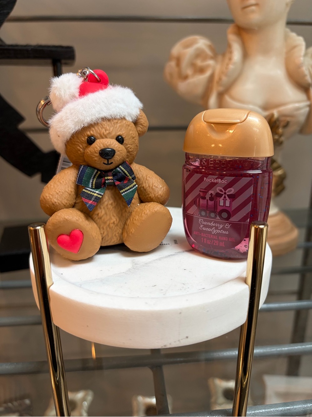 Bath & Body Works Teddy Bear PocketBac Holder & PocketBac NWT Holiday 2026